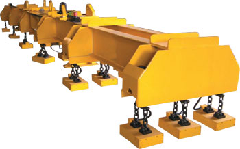 Battery Operated Electro Permanent Magnetic Plate Handling System for plates up to 25,000 kg