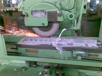 KALYANI being used on a PRAGA Surface Grinding Machine