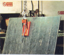 s-lift being used for handling of sheets vertically