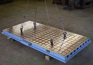 EPM 1000x2000 chuck. Entered into <b>LIMCA BOOK OF RECORDS, INDIA as the LARGEST ELECTRO PERMANENT MAGNETIC CHUCK</b> MADE. published in 2009 edition under Business Chapter. 